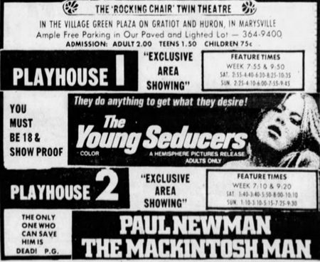 Village Green Theater (Playhouse Theaters) - Sep 1973 Ad
